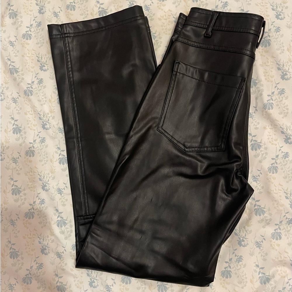 Zara Black Straight Leg Pants